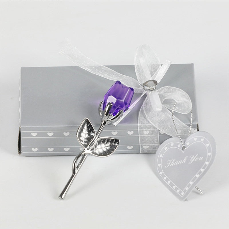 Elegant Crystal Rose in Gift Box – Perfect Valentine's Gift for Her