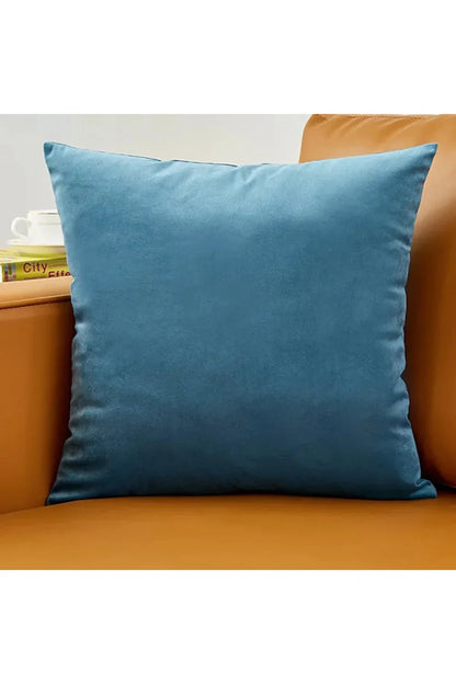 Velvet Cushion Cover in Beige Color