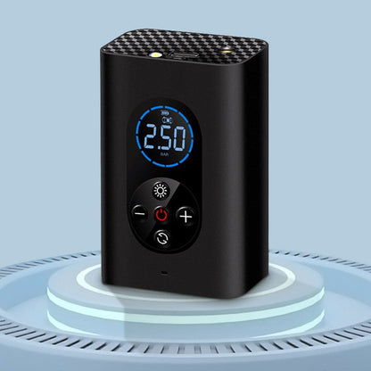 Portable Cordless Tire Pump with Digital Screen, Auto-Stop 150 PSI, USB-C Rechargeable, Includes LED Light for Cars, Motorcycles, Bicycles, and Sports Balls