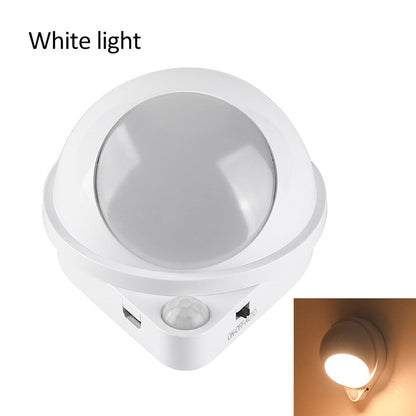 Magnetic Night Light with 360-Degree Rotating Water Drop Design