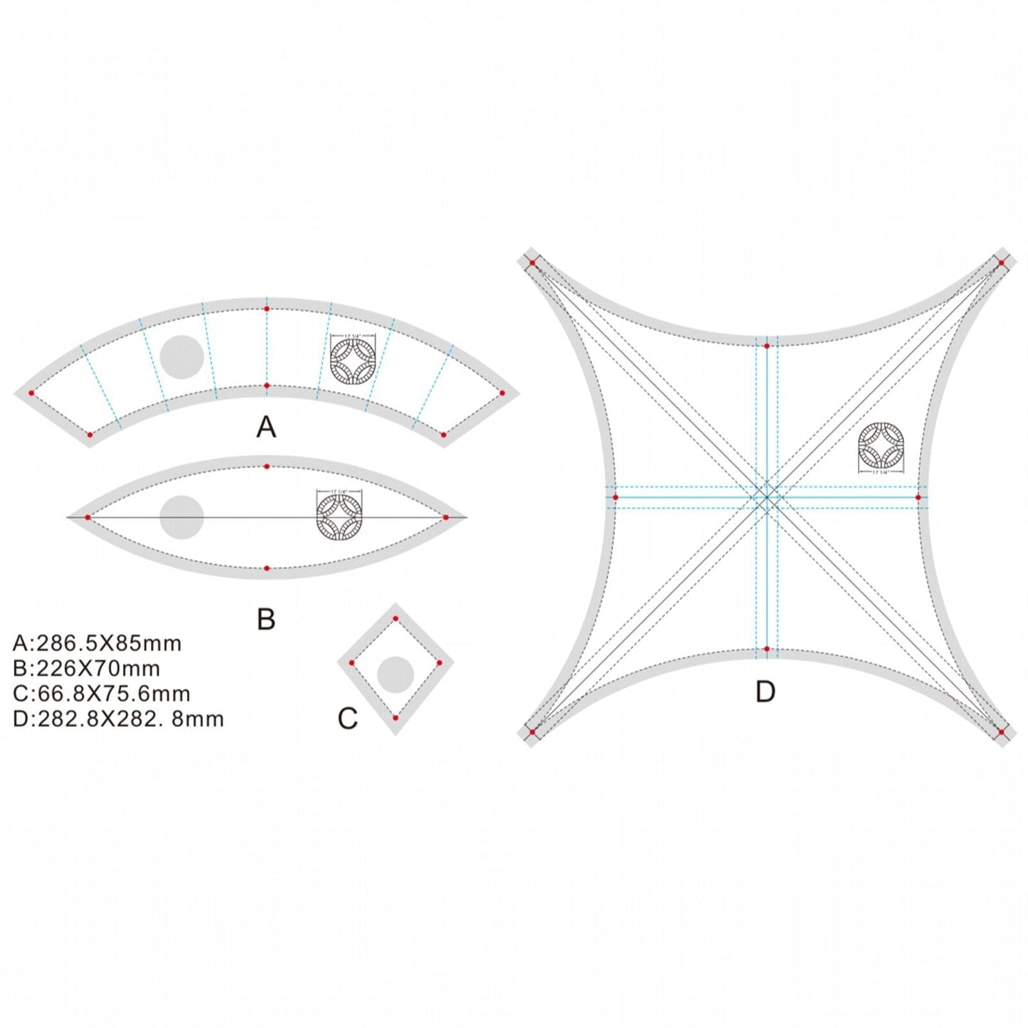 Precise Patchwork Templates for Perfect Wedding Rings
