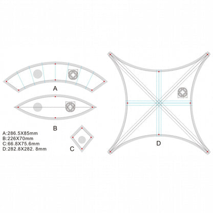 Precise Patchwork Templates for Perfect Wedding Rings