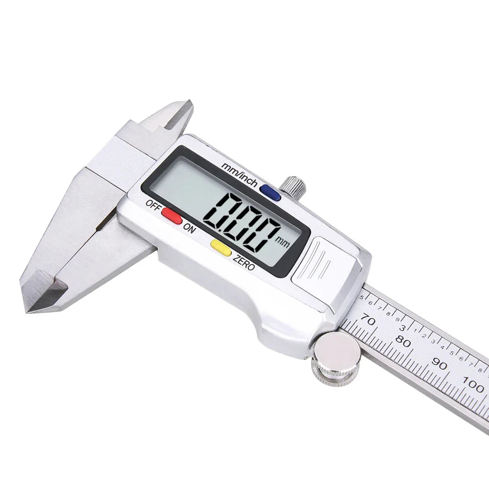 Digital Caliper | Stainless Steel LCD | Precision Tool for Workshop and Modeling