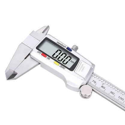Digital Caliper | Stainless Steel LCD | Precision Tool for Workshop and Modeling