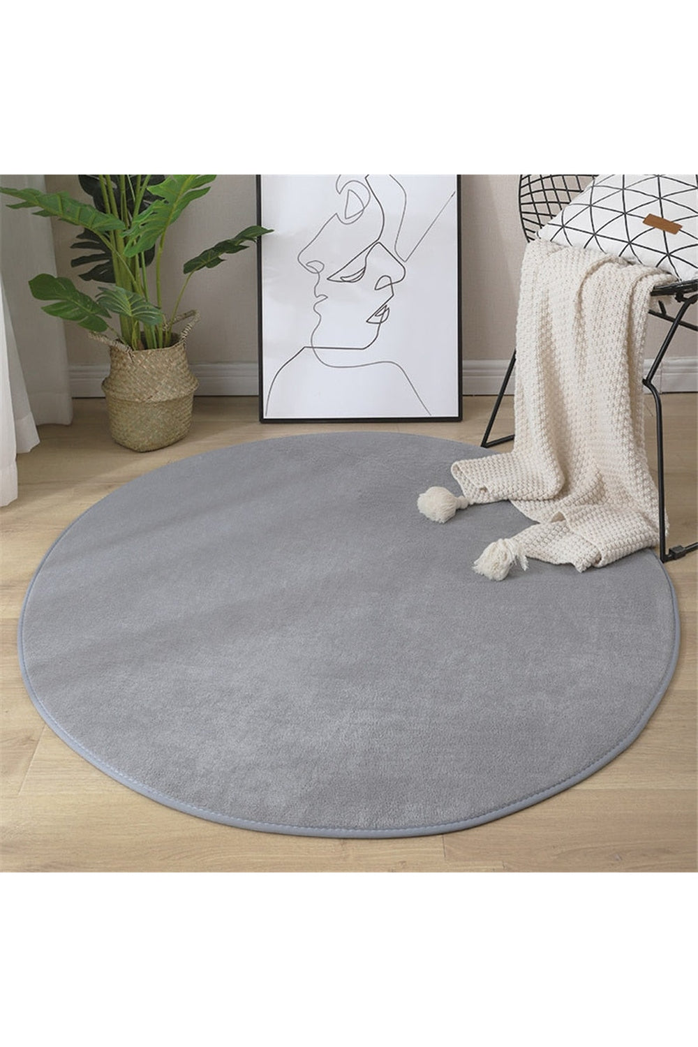 Coral Patterned Beef Rug