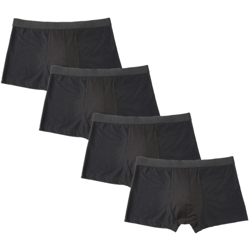 ComfortFit Breathable Boxer Briefs - 4 Pack