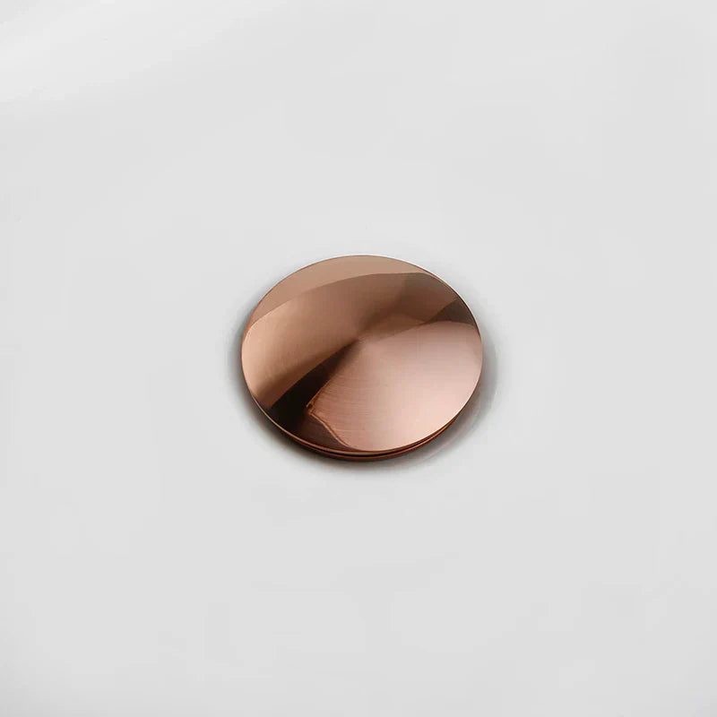 Rose Gold Sink Drain Valve - Taalita Style