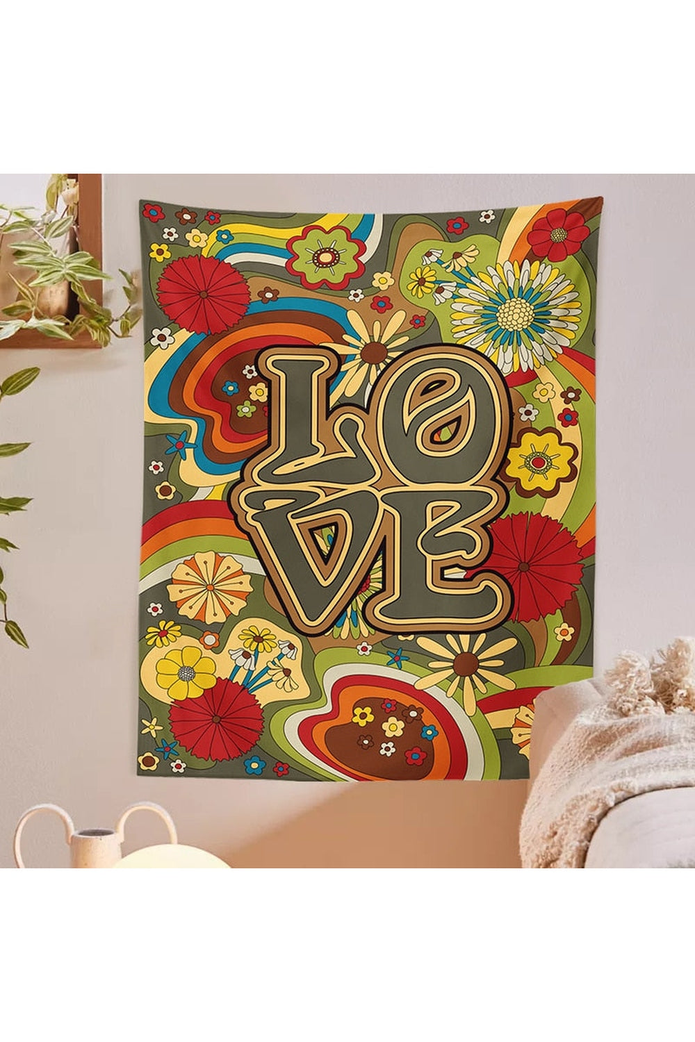 Floral Wall Hanging Tapestry