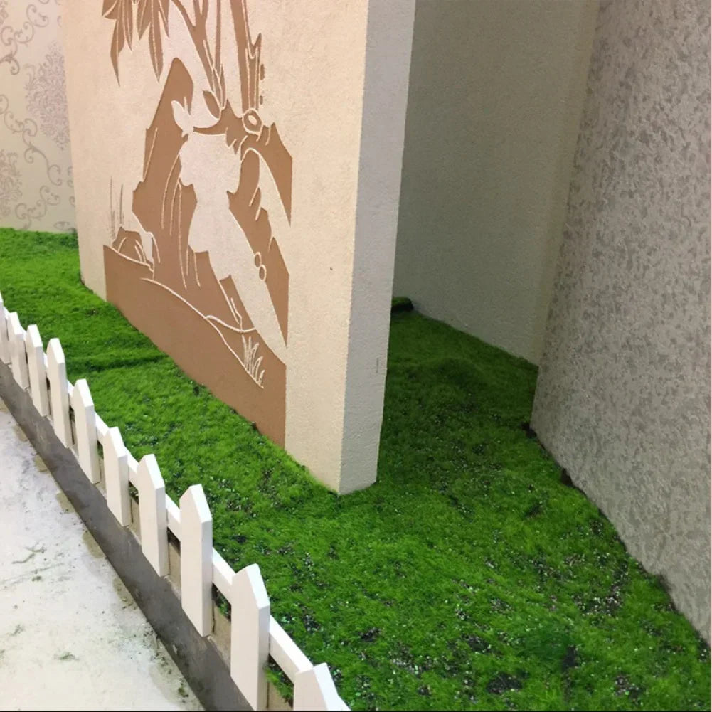 Simulation Artificial Turf Mat with Moss Grass Design