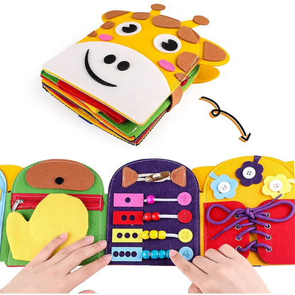 Engaging Felt Activity Book for Skill Development