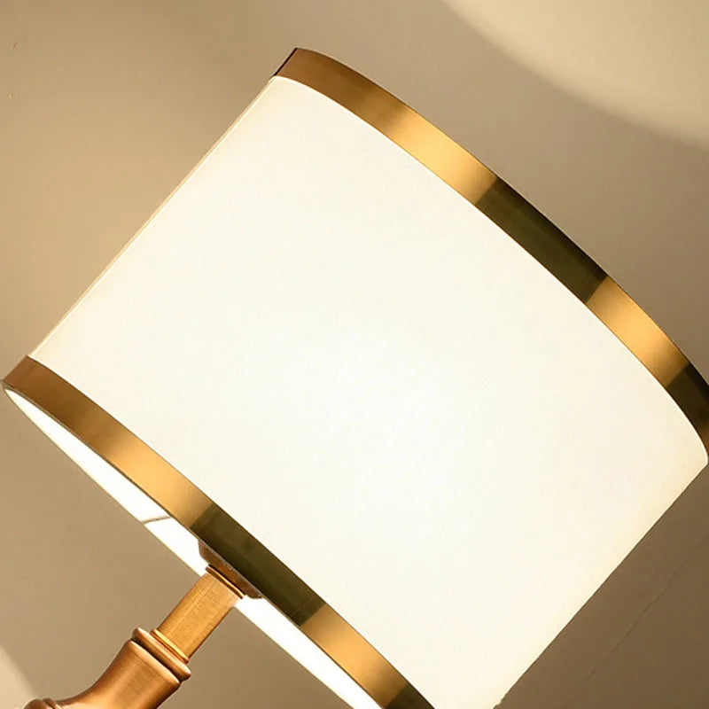 Gold Iron LED Table Lamp for Bedroom, Living Room, or Hotel Decor
