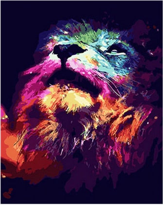 Paint by Numbers Animal Portrait Kit
