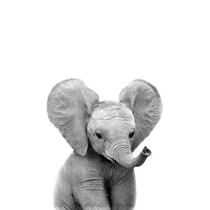 Removable Vinyl Wall Decals of Adorable Animals for Nursery Decor