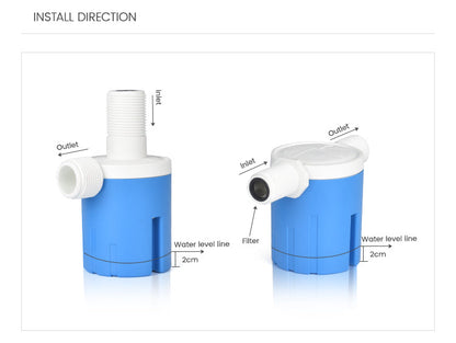 Water Level Control Valve with Automatic Function