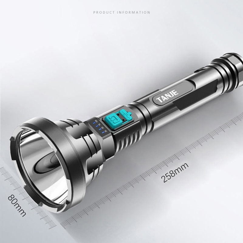 Powerful LED Torch with Adjustable Settings