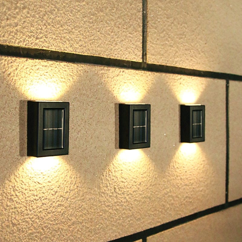 Energy Saving Solar Wall Light for Outdoor Spaces