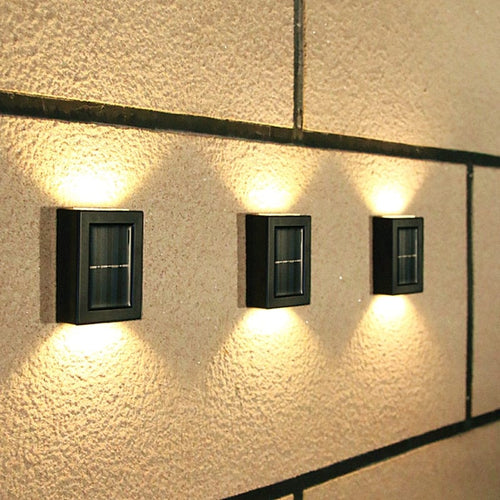 Energy Saving Solar Wall Light for Outdoor Spaces