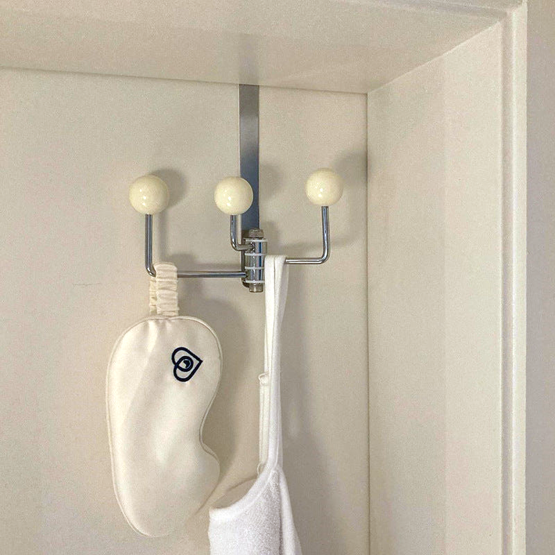 3-Arm Rotatable Over-the-Door Hook – Adjustable Hanger