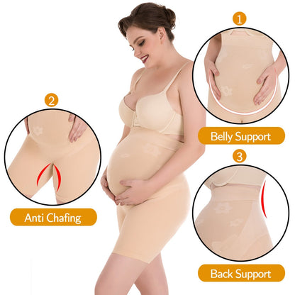 ComfortFit Maternity Support Shorts for Expecting Mothers