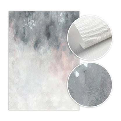 Elegant Pink and Gray Minimalist Canvas Art for Modern Spaces