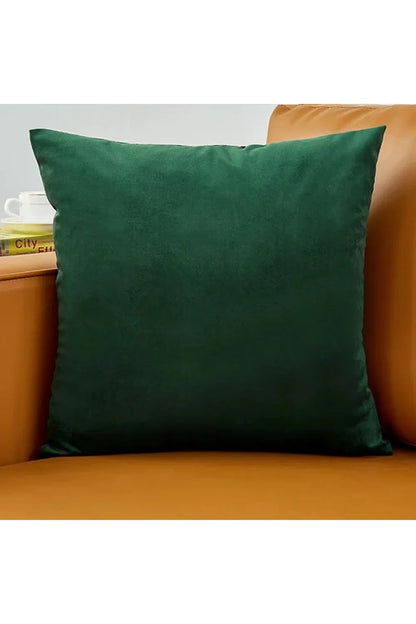 Velvet Cushion Cover in Beige Color