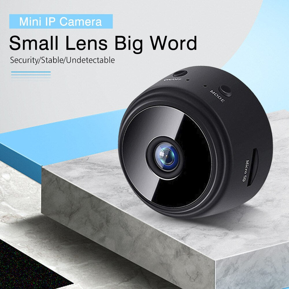 Compact 1080p HD Wireless Security Camera with Night Vision