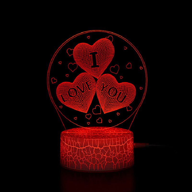 Night Lamp with 3D Room Decor Design