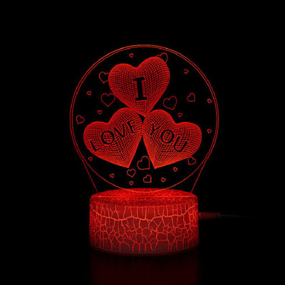 Night Lamp with 3D Room Decor Design