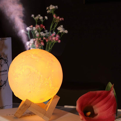 AromaGlow Humidifier Lamp | Dual Function Night Light & Diffuser