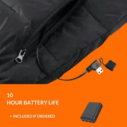 Portable Heated Vest with Adjustable Temperature Control
