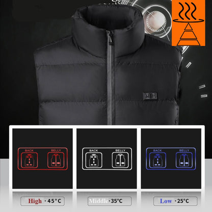 Portable Heated Vest with Adjustable Temperature Control