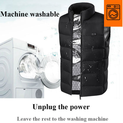 Portable Heated Vest with Adjustable Temperature Control
