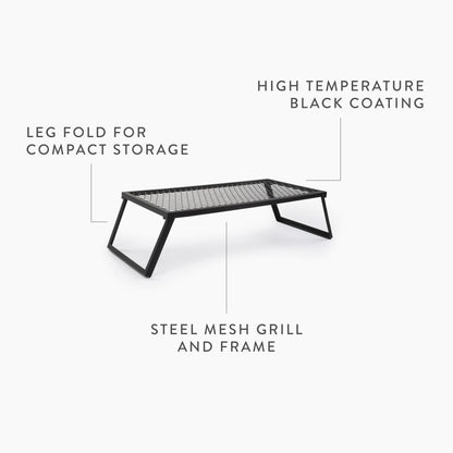 Sturdy Portable Grill Rack - Versatile Cooking Solution