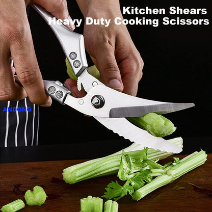 Stainless Steel Heavy-Duty Scissors for Bone Cutting
