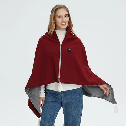 CozyWrap | Portable Heated Blanket | USB Heating for Comfort