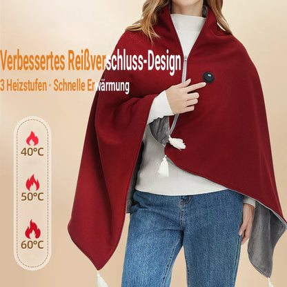 CozyWrap | Portable Heated Blanket | USB Heating for Comfort