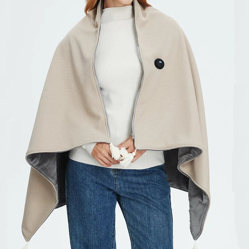CozyWrap | Portable Heated Blanket | USB Heating for Comfort