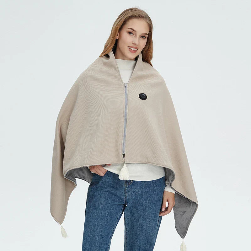 CozyWrap | Portable Heated Blanket | USB Heating for Comfort