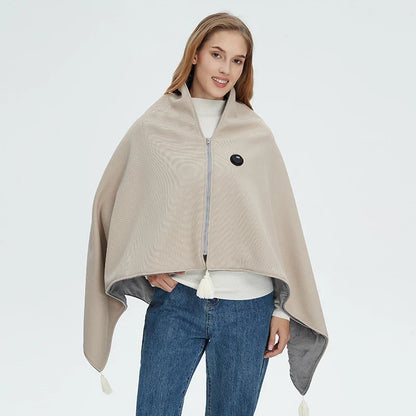 CozyWrap | Portable Heated Blanket | USB Heating for Comfort