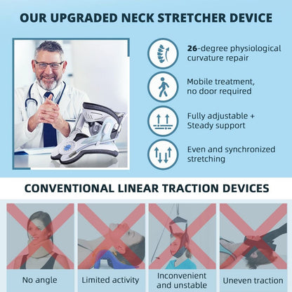 Adjustable Cervical Traction Device for Neck Pain Relief and Tension