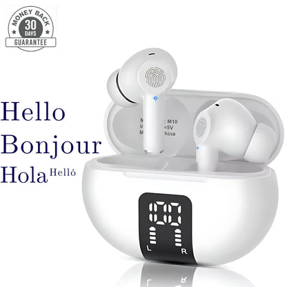 LingoLink Earbuds – Effortless Translation in 144 Languages with Noise Isolation