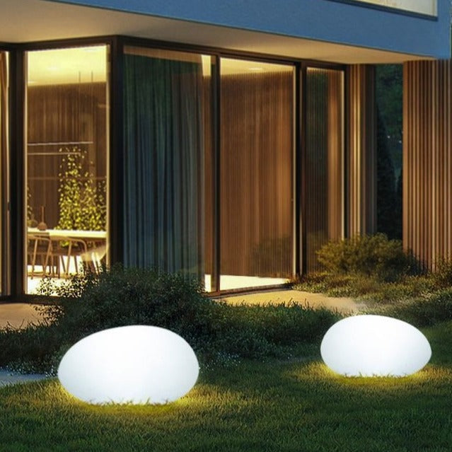Garden Pathway and Landscape Decorative Solar LED Cobblestone Light