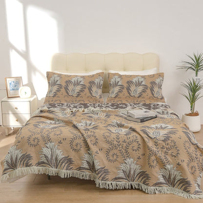 Cozy Haven Cotton Throw Blanket for Home Decor