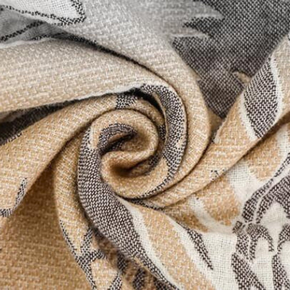 Cozy Haven Cotton Throw Blanket for Home Decor