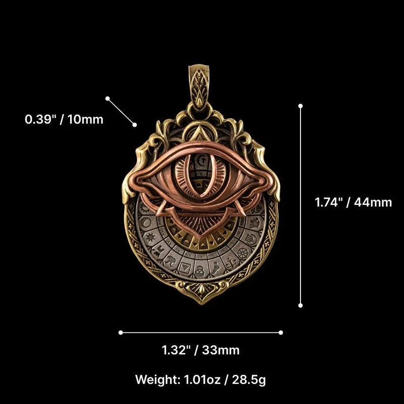 Men's Pendant Necklace | Enigmatic Eye Design | Timeless Style