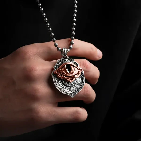 Men's Pendant Necklace | Enigmatic Eye Design | Timeless Style