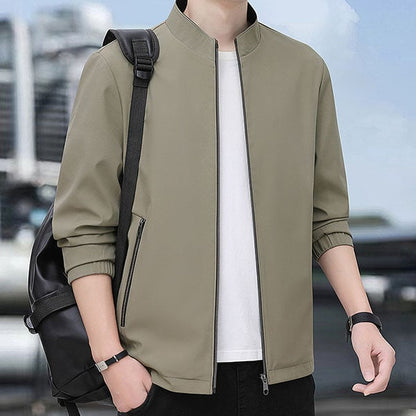 Men's Versatile Stand Collar Jacket – Effortless Style and Comfort