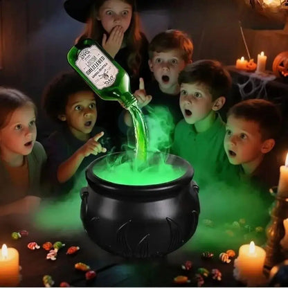 Your Enchanting Cauldron with Fog Effect!