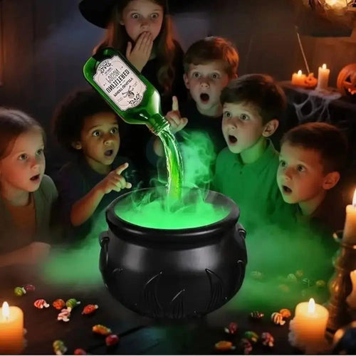 Your Enchanting Cauldron with Fog Effect!