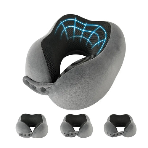 Ergonomic Travel Neck Pillow – Adjustable Comfort for Journeys